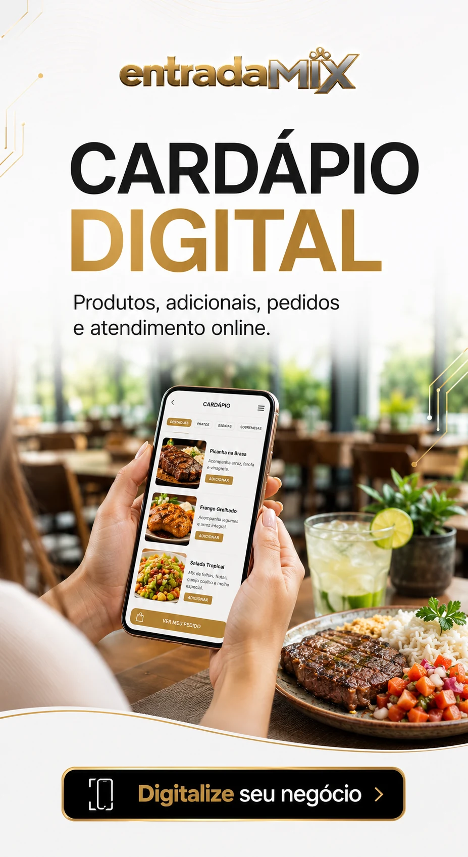 Cardápio digital para eventos e negócios