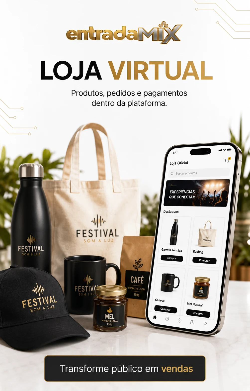Loja virtual com produtos exclusivos