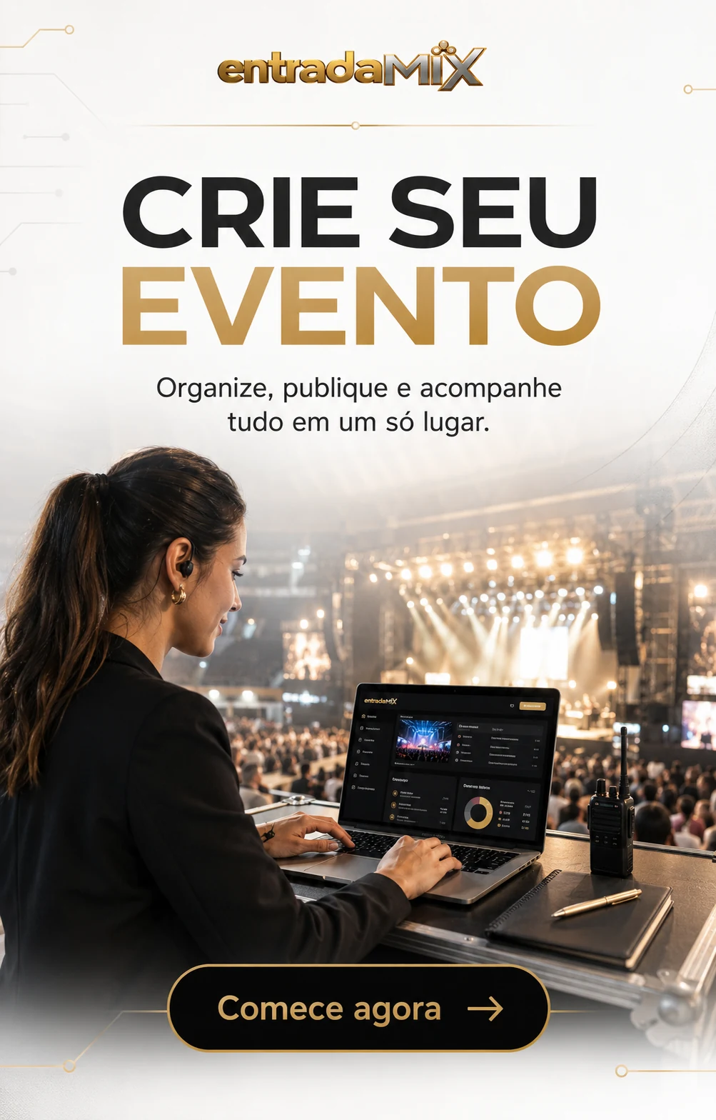 Organize seu evento com facilidade