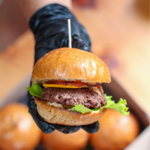 Mini hambúrguer